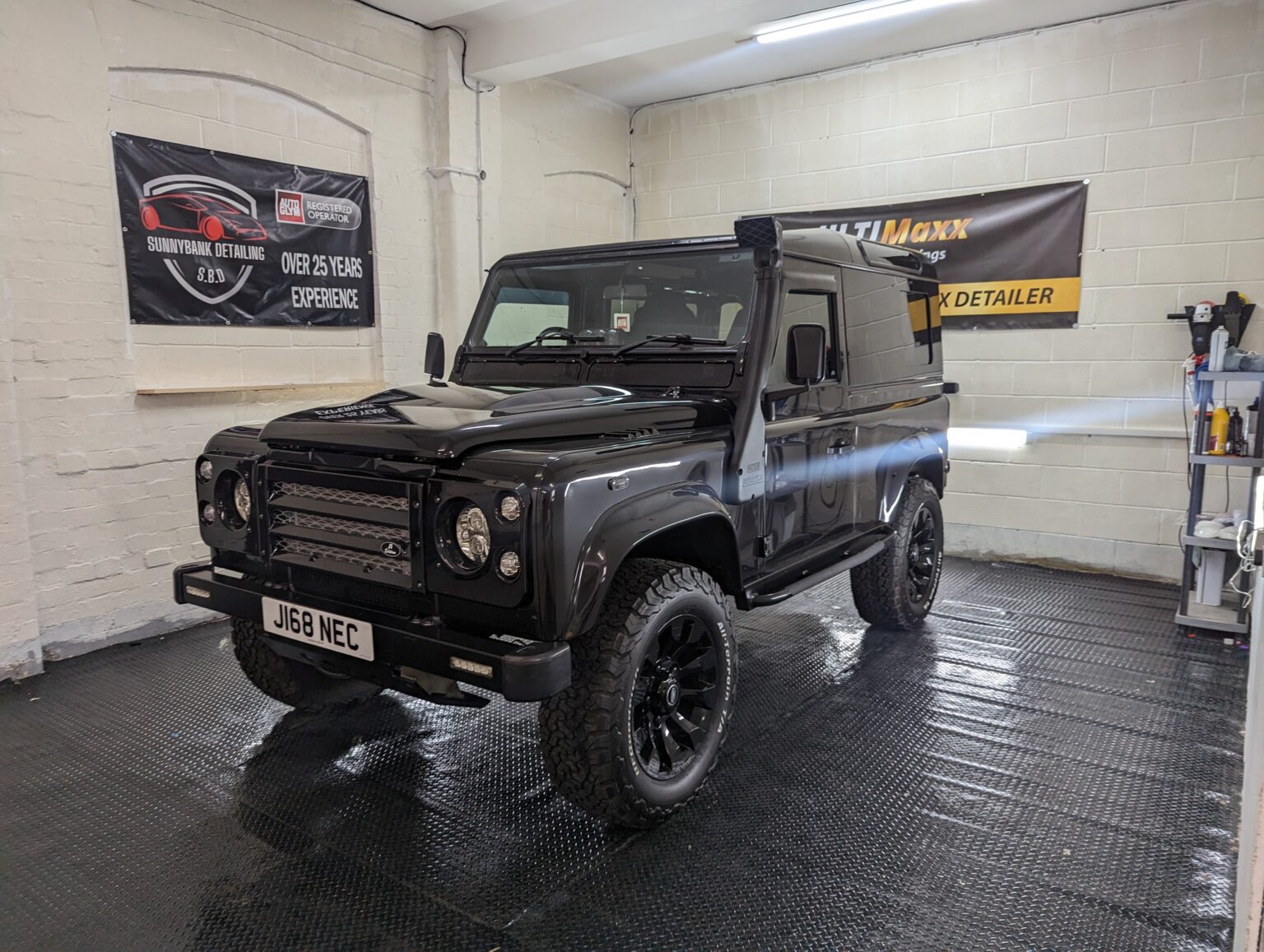 Land Rover Defender at Sunnybank Detailing