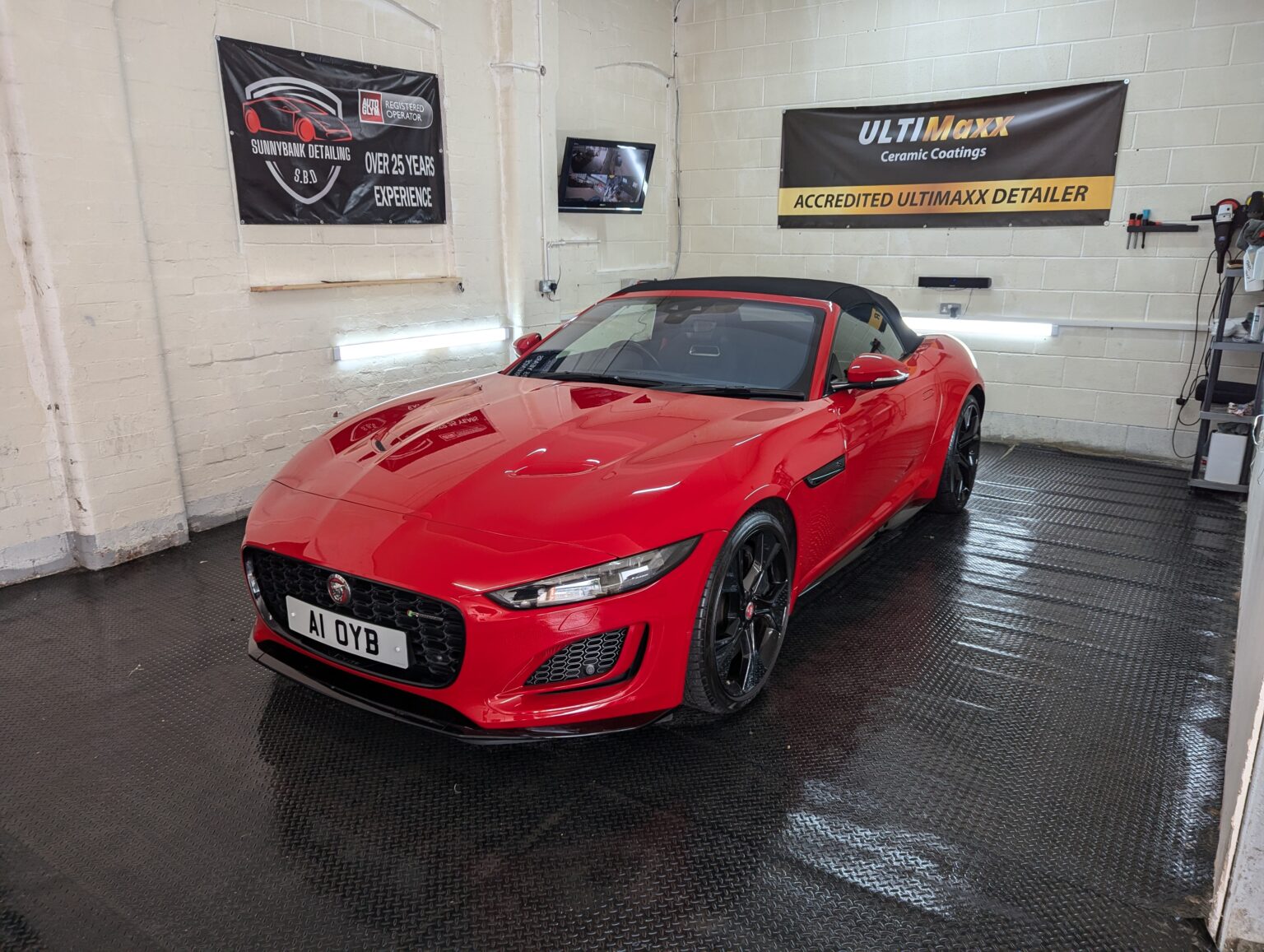 Jaguar F-Type at Sunnybank Detailing